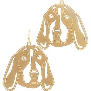 Coonhound Filigree Earrings